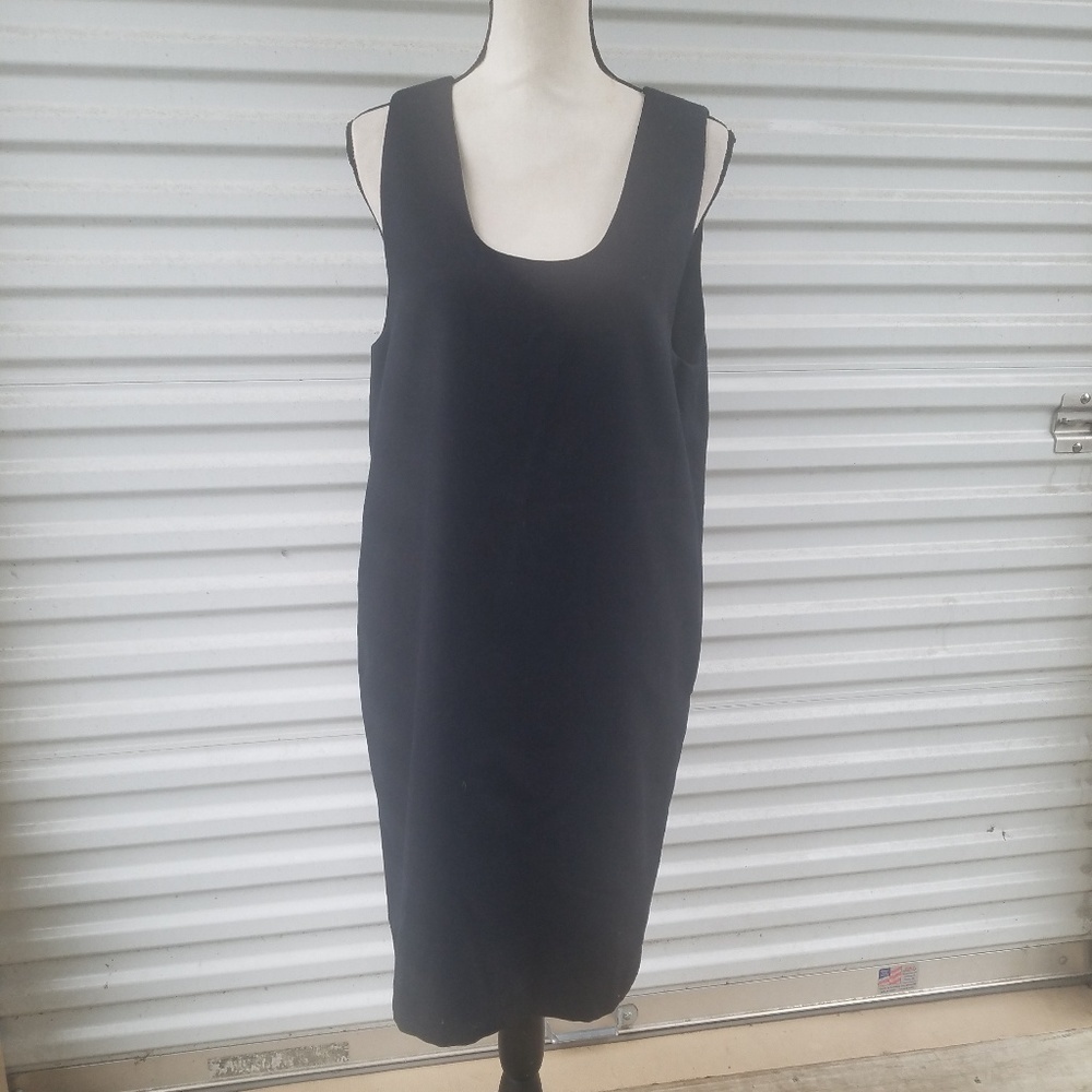 Harvey benard black wool dress size 10